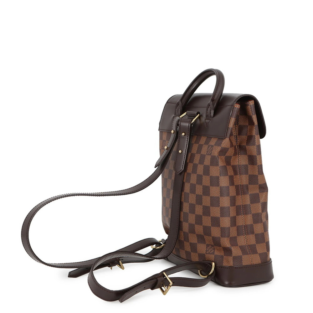 LOUIS VUITTON Authentic Red Damier Backpack - Picture 2 of 16